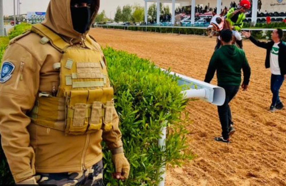 قوة التدخل والسيطرة تأمن بطولة كأس شهداء مصراتة للفروسية، في إطار جهودها المتواصلة لتأمين الفعاليات الرياضية والمجتمعية، وضمان سلامة المشاركين والحضور. 5 a298b5c2 a785 4516 90bb 44a621852c30 34ee6e31